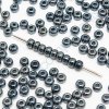 PRECIOSA rokajl - hematit, 11/0 cca 2,1 mm