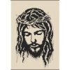 Vyšívací sada z Preciosa rokajlu - Ježíš s trnovou korunou