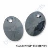 SWAROVSKI ELEMENTS přívěsek - XILION ovál, crystal blue shade, 18mm