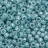TOHO rokajl, Opaque Lustered Turquoise, vel.2,2 mm, průtah 0,8 mm