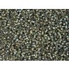 TOHO Treasure, Gold Lined Rainbow Black Diamond, vel.1,8 mm, průtah 0,9 mm, 5 g (cca 500 ks)