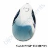 SWAROVSKI ELEMENTS přívěsek - hruška, crystal - montana blend, 22mm
