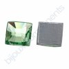 SWAROVSKI CRYSTALS Classic Square, peridot hotfix, 10mm