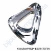 Swarovski Crystals tvarovka - Organic Cosmic trojúhelník, crystal CAL, 14mm