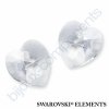 SWAROVSKI ELEMENTS přívěsek - XILION srdce, crystal, 18x17,5mm