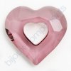 SWAROVSKI ELEMENTS přívěsek - Miss U Heart, crystal antique pink, 26mm