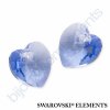 SWAROVSKI ELEMENTS přívěsek - XILION srdce, light sapphire, 14,4x14mm