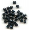 Skleněné ohňové korálky- černé, vel.cca 3 mm