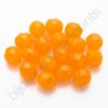 Skleněné ohňové korálky- oranžové, vel.cca 8 mm