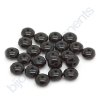 Skleněné ohňové korálky- černé, vel.4x7 mm