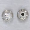 kulička "diamantová"-hladká s puntíky, cca 8mm