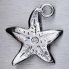 Přívěsek - mořská hvězdice, cca 17x15mm