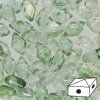 Skleněné mačkané korálky - dvoudírkové DIAMONDUO™ 5x8mm - světle zelené