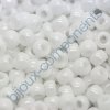 TOHO rokajl, Opaque White, vel.2,2 mm, průtah 0,8 mm