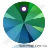 SWAROVSKI CRYSTALS přívěsek - XILION, crystal scarabeus green, 12mm