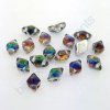 Skleněné mačkané korálky - dvoudírkové DIAMONDUO™ Mini 4x6mm