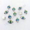Skleněné mačkané korálky - dvoudírkové DIAMONDUO™ Mini 4x6mm