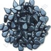 Amos® par Puca®, metallic mat dark blue, 8x5x3 mm