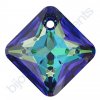 SWAROVSKI CRYSTALS přívěsek - Princess Cut, crystal bermuda blue, 11,5mm