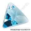 SWAROVSKI ELEMENTS přívěsek - XILION trojúhelník, aquamarine, 12mm