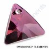 SWAROVSKI ELEMENTS přívěsek - XILION trojúhelník, crystal lilac shadow, 8mm