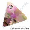 SWAROVSKI ELEMENTS přívěsek - XILION trojúhelník, crystal paradise shine, 8mm