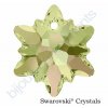 SWAROVSKI CRYSTALS přívěsek - Edelweiss, crystal luminous green, 18mm