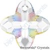 SWAROVSKI CRYSTALS přívěsek - Cross Tribe, crystal AB, 14mm