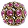 Šatonové kuličky s kameny SWAROVSKI ELEMENTS, cca 8mm