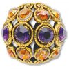 Šatonové kuličky s kameny SWAROVSKI ELEMENTS, cca 13mm