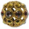 Šatonové kuličky s kameny SWAROVSKI ELEMENTS, cca 13mm