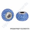 SWAROVSKI ELEMENTS BeCharmed Pavé s xilion šatony - dark blue/sapphire steel, 14mm