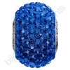 SWAROVSKI CRYSTALS BeCharmed Pavé s xilion šatony - majestic blue/dark sapphire steel, 14mm