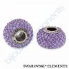 SWAROVSKI ELEMENTS BeCharmed Pavé s xilion šatony - purple/tanzanite steel, 14mm
