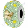 SWAROVSKI CRYSTALS BeCharmed Pavé - mint/crystal golden shadow, yellow opal, chrysolite, steel, 14mm
