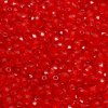 Skleněné ohňové korálky - červené, cca 3mm