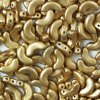 Arcos par Puca, Light Gold Mat, 10x5mm, 12ks