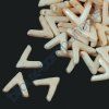 AVA beads, White Champagne Luster, 10x5mm, 2ks