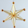 48631 2 rukodelna stavebnice vanocni hvezda zlata stribrna cervena cca 8 5 x 8 5 x 3 5 cm