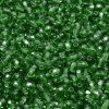 Skleněné ohňové korálky - tmavě zelené, cca 3mm