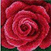 Vyšívací sada z Preciosa rokajlu - květ růže