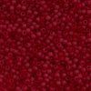 TOHO rokajl, Transparent Frosted Ruby, vel.1,5 mm, průtah 0,5 mm
