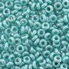 toho8 demi round opque lustered turquoise 8mm