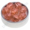 Skleněné práskané korálky - růžové, cca 12mm