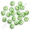 Skleněné korálky es-O, světle zelené, 5mm, 5g