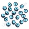 Skleněné korálky es-O, blue zircon, 5mm, 5g