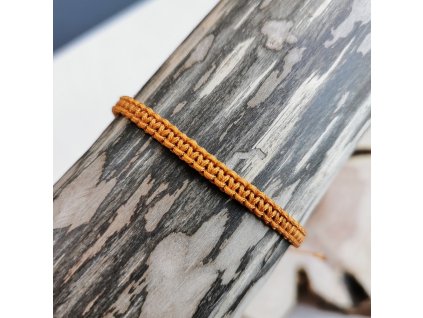 MACRAMÉ drhaný náramek bez přízdoby