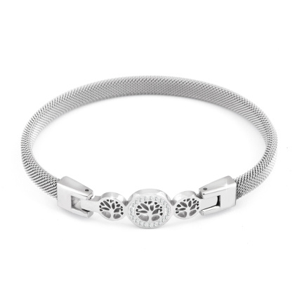 Náramek z chirurgické oceli se stromem života 1850