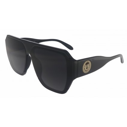 Dámské sluneční brýle, Pilotní 22222, černé barvy s fialovým tónováním 9001399-24