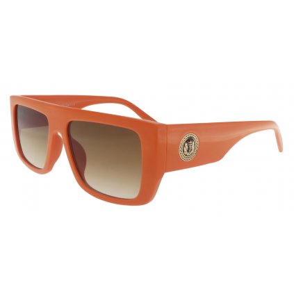 Dámské sluneční brýle, čtvercové 22224, oranžové barvy 9001399-107